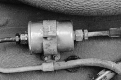 засоренный топливный фильтр