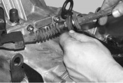 Установите трос в обратном порядке