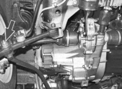 затягивайте гайку крепления растяжки