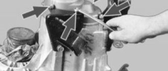 Установите коробку передач