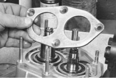 Снимите упорную шайбу