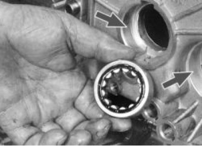 Проверьте посадочные места под подшипники