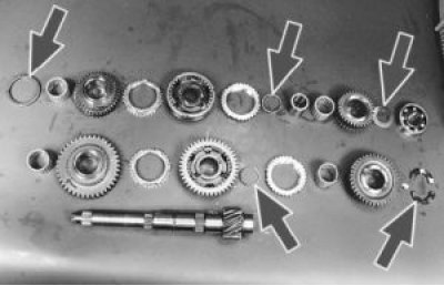 При обнаружении задиров и деформации