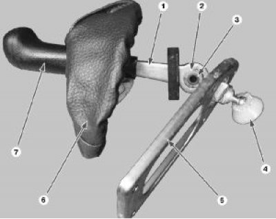 Детали рычага переключения передач