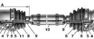 Привод переднего колеса