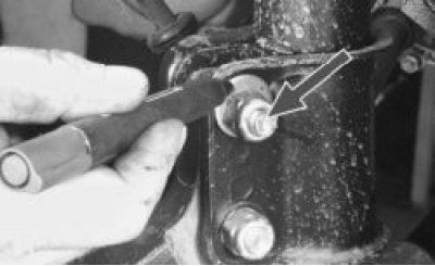 Промаркируйте положение эксцентрика