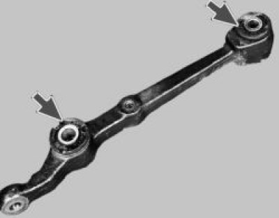 Замена рычага передней подвески