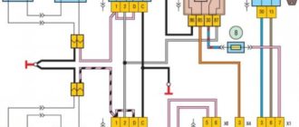 Схема включения обогрева передних сидений