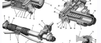 Рулевой механизм в сборе