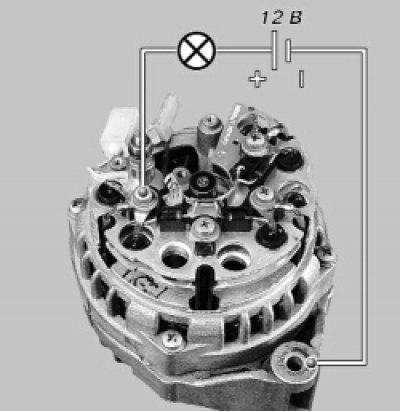 Для проверки отрицательных диодов