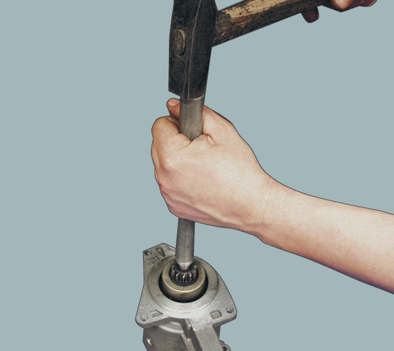 Снимите уплотнительное кольцо