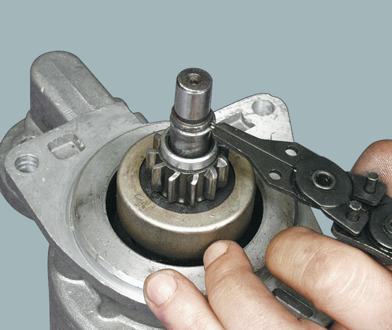 сбейте ограничительное кольцо