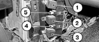 Замена предохранителей и реле системы управления двигателем