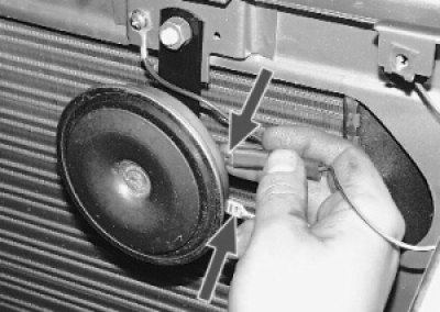 Регулировка и замена звукового сигнала