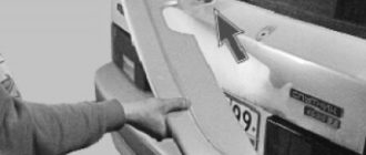 Снятие стеклоочистителя окна двери задка