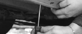 Прочистка дренажных отверстий