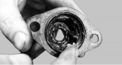 Заложите в защитный чехол консистентную смазку