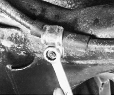 снимите держатель троса